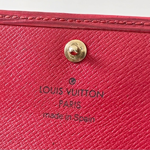 Louis Vuitton red epi leather 6 key ring case - Picture 7 of 12